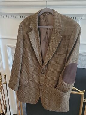 90's Bananna Republic Herringbone Wool Blazer